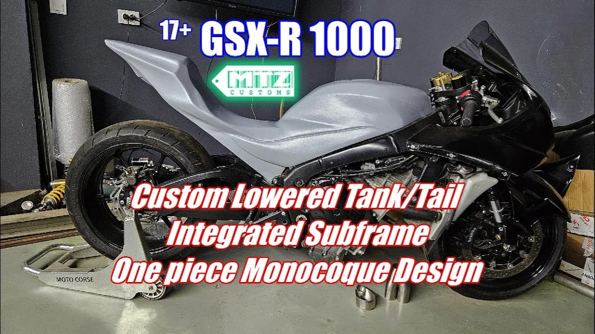 MTZ Customs — caroserie aero monocoque GSX-R 1000